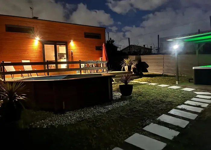 Sublime Tiny House Avec Piscine Et Jacuzzi Prive Pres De Braga