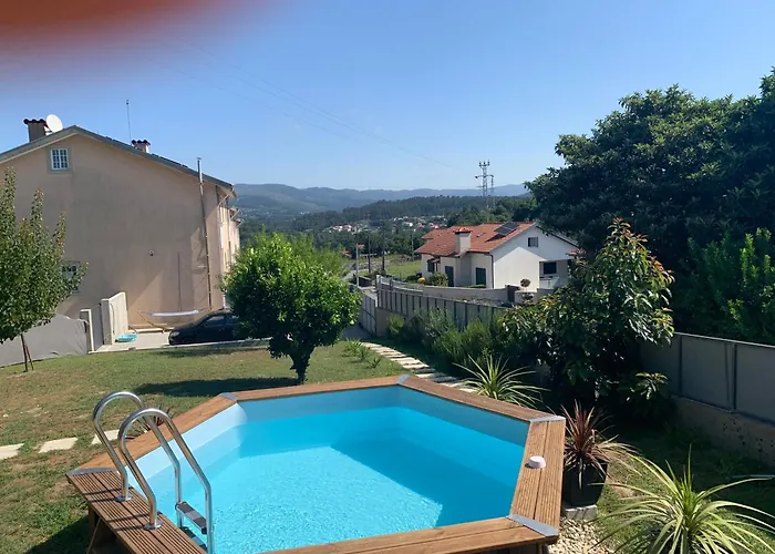 Luksusowy namiot Sublime Tiny House Avec Piscine Et Jacuzzi Prive Pres De Braga Bico